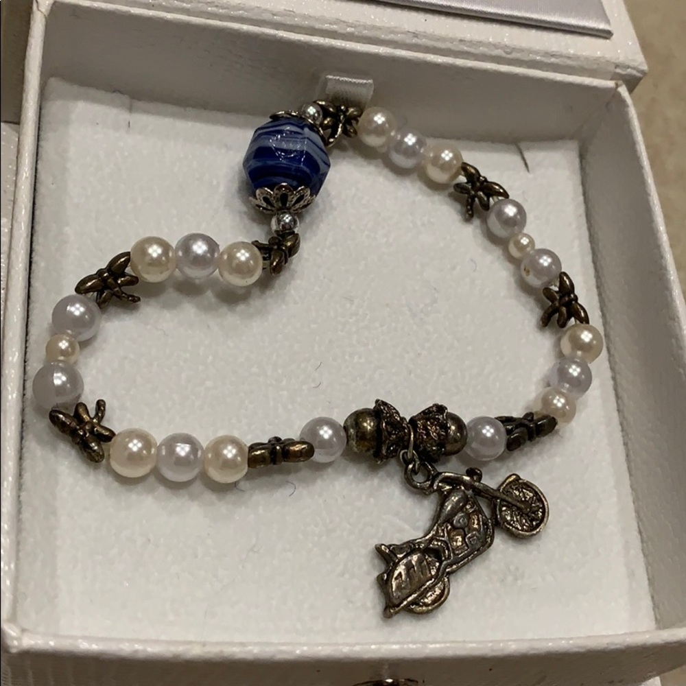 Jane Heart motorcycle bracelet